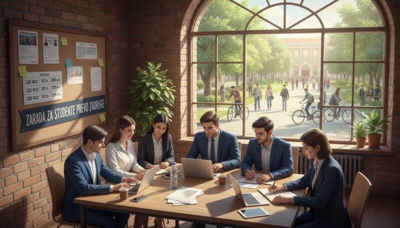 Zarada za studente preko zadruge